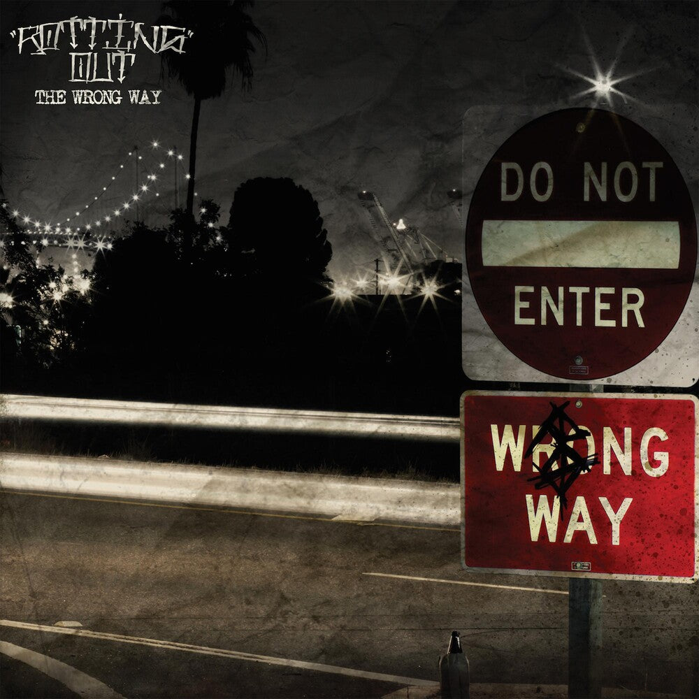 the album cover for Rotting Out - The Wrong Way