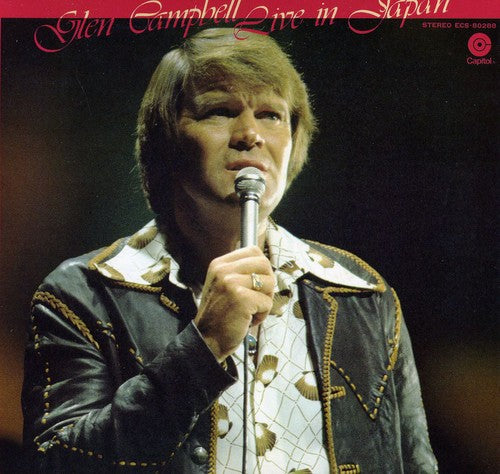 the album cover for Glen Campbell - Live In Japan