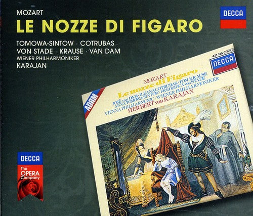 the album cover for Mozart / Van Dam / Cotrubas / Krause / Tomowa-Sint - Le Nozze Di Figaro