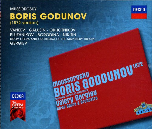 the album cover for Vladimir Vaneev - Boris Godunov