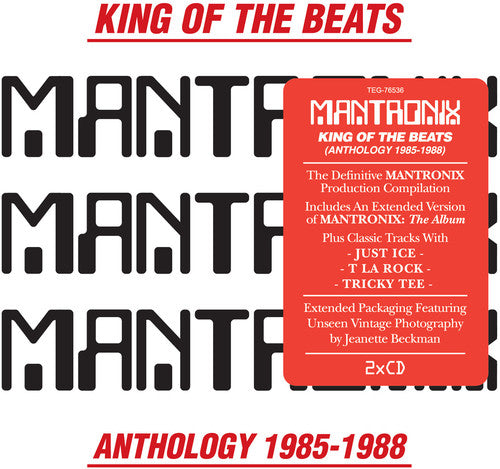 the album cover for Mantronix - King of the Beats: Anthology 1985-1988