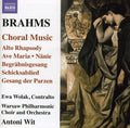 the album cover for Antoni Wit - Choral Music: Alto Rhapsody & Gesang Der Parzenb
