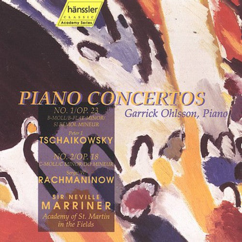 the album cover for GARRICK OHLSSON - Piano Concertos 1 & 2