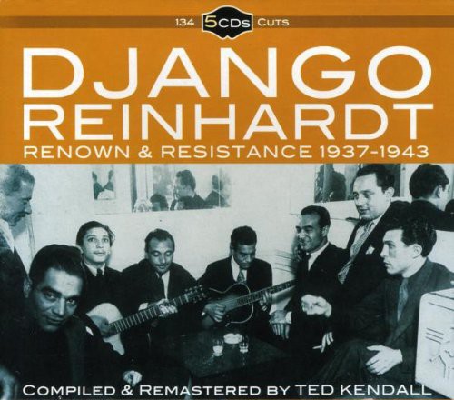 the album cover for Django Reinhardt - Renown & Resistance 1937-1943 (Box)