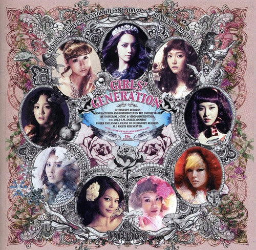 the album cover for Girls' Generation - The Boys