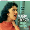 the album cover for Wanda Jackson - Rockin' With Wanda!/There's A Party Goin' On [Import]