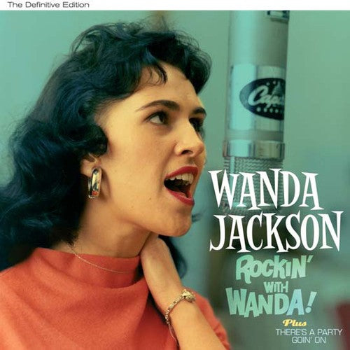 the album cover for Wanda Jackson - Rockin' With Wanda!/There's A Party Goin' On [Import]