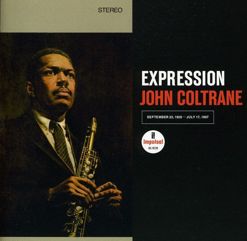 the album cover for John Coltrane - Expression