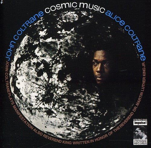 the album cover for John Coltrane - Cosmic Music