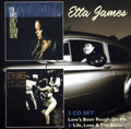 the album cover for Etta James - Love's Been Rough On Me/Life Love & The Blues [Import]