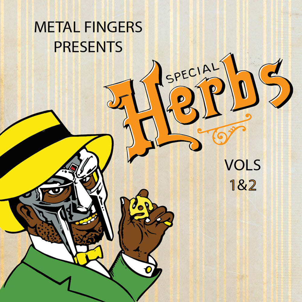 the album cover for MF DOOM - Special Herbs, Vol. 1 and 2