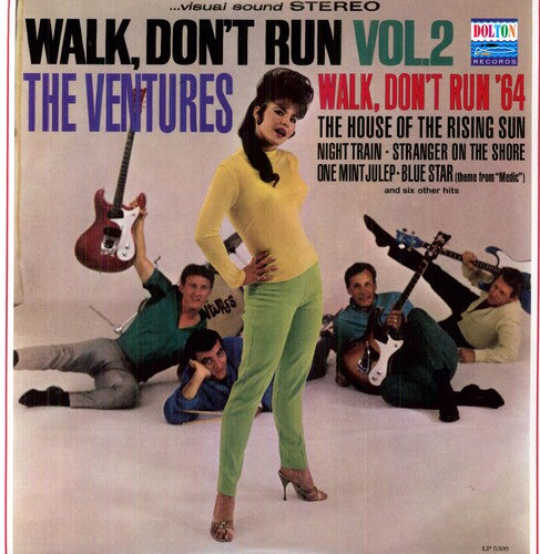the album cover for The Ventures - Walk Don't Run 2