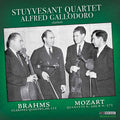 the album cover for Brahms / Mozart / Stuyvesant Quartet - Stuyvesant Quartet with Al Gallodoro
