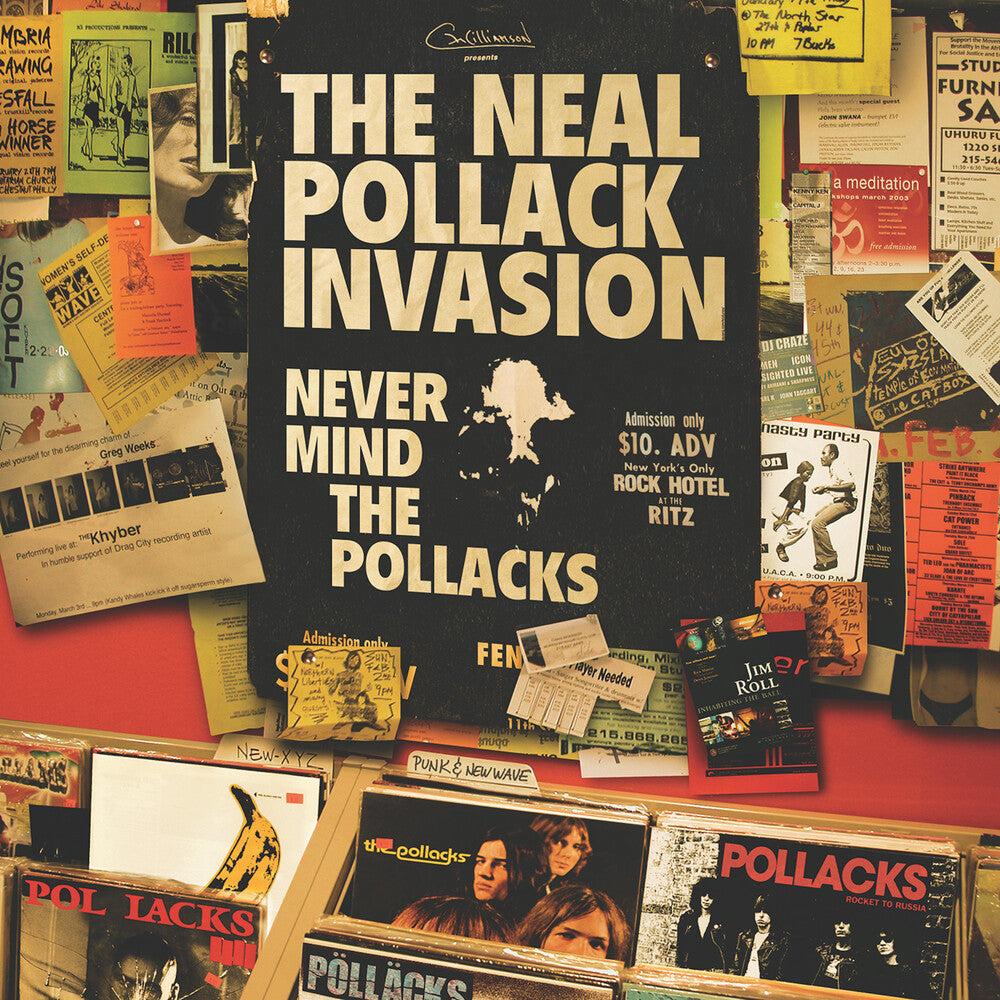 the album cover for The Neal Pollack Invasion - Never Mind the Pollacks