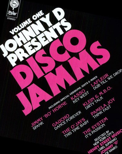 the album cover for Johnny D Presents Disco Jamms - Johnny D Presents Disco Jamms Vol.1