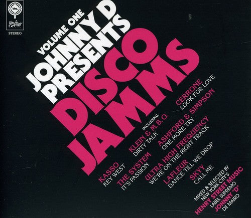 the album cover for Johnny D Presents Disco Jamms - Johnny D Presents Disco Jamms 1 Vol.1
