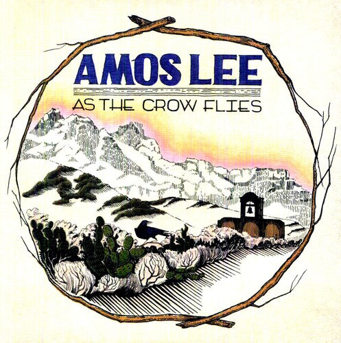 the album cover for Amos Lee - As the Crow Flies