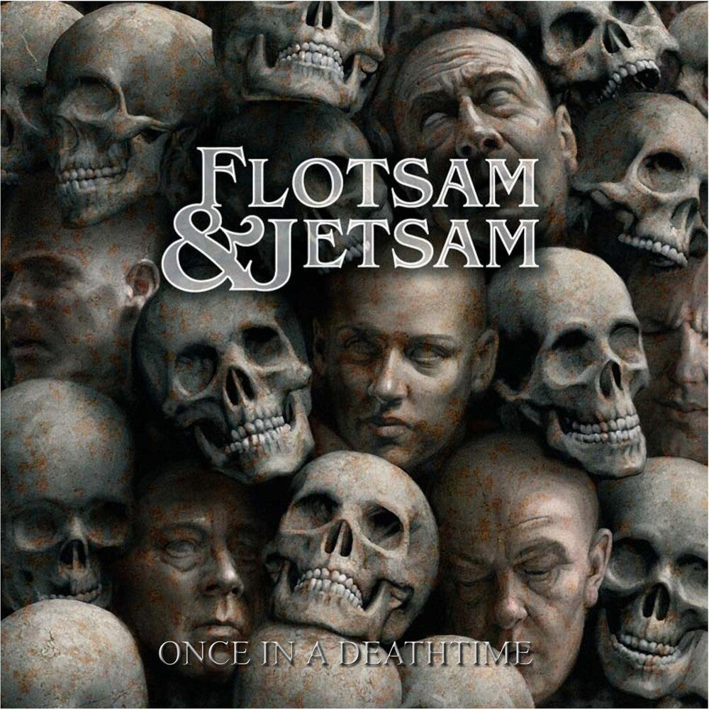 the album cover for Flotsam and Jetsam - Once in a Deathtime