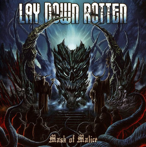 the album cover for Lay Down Rotten - Mask of Malice