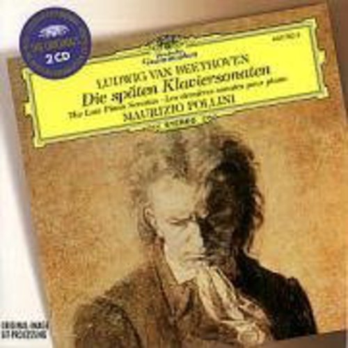 the album cover for MAURIZIO POLLINI - Late Piano Sonatas (28-32)
