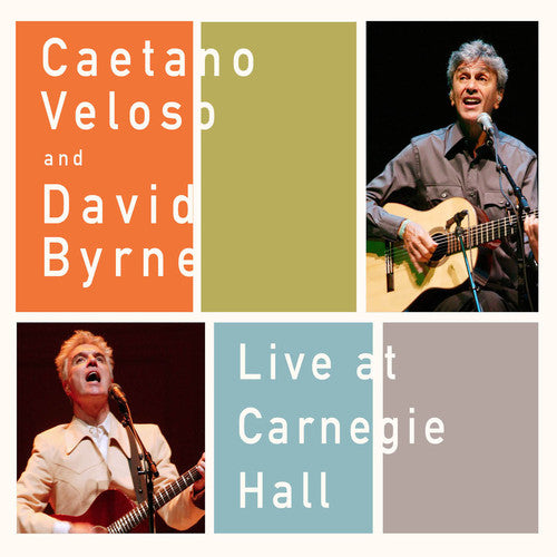 the album cover for Caetano Veloso & David Byrne - Live at Carnegie Hall