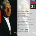 the album cover for VLADIMIR ASHKENAZY - Moonlight & Pathetique Piano Sonatas