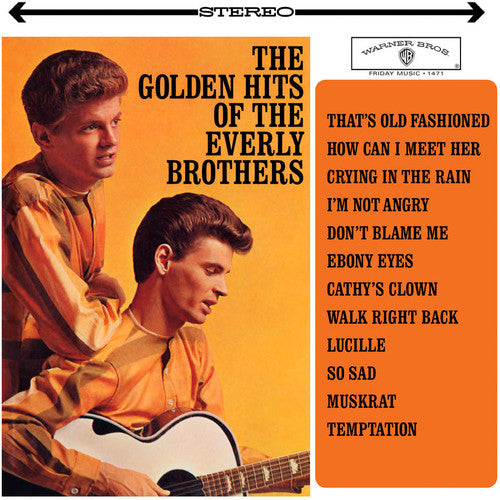 the album cover for The Everly Brothers - The Golden Hits Of The Everly Brothers
