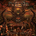the album cover for Pyrexia - Feast of Iniquity