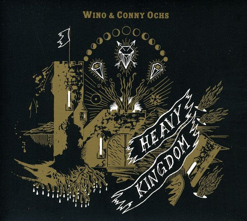 the album cover for Wino & Conny Ochs - Heavy Kingdom