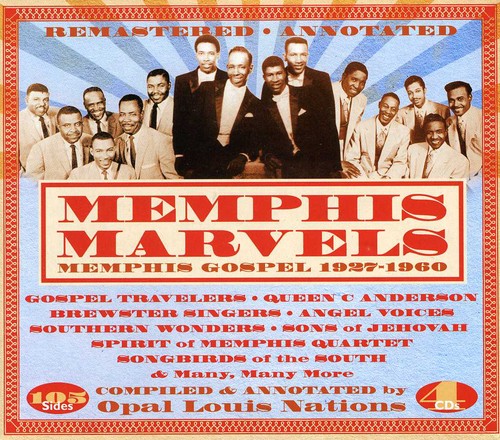 the album cover for Memphis Marvels-Memphis Gospel 1927-1960 - Memphis Marvels-Memphis Gospel 1927-1960