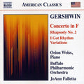 the album cover for Joann Falletta - Concerto in F & Rhapsody No. 2 / I Got Rhythm