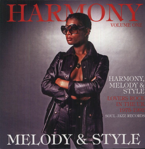 the album cover for Harmony Rhythm & Style Lovers Rock & Rare Groove - Harmony Melody & Style Vol. 1: Lovers Rock 1975-92