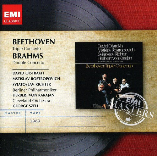 the album cover for Beethoven / Herbert Karajan Von - Triple Concerto