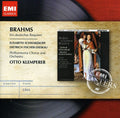 the album cover for Brahms / Otto Klemperer - Ein Deutsches Requiem