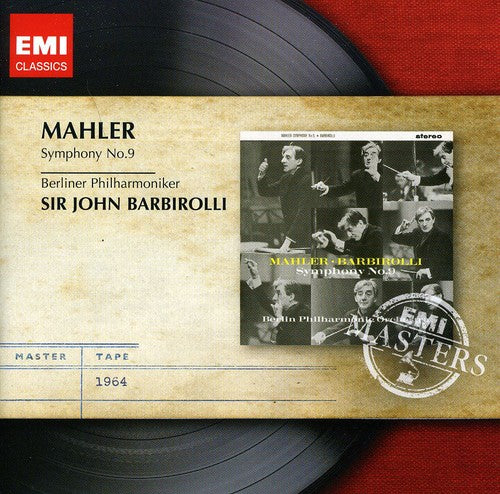 the album cover for Mahler / John Barbirolli - Symphony No 9