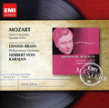 the album cover for Mozart / Dennis Brain - Horn Concertos Nos 1-4