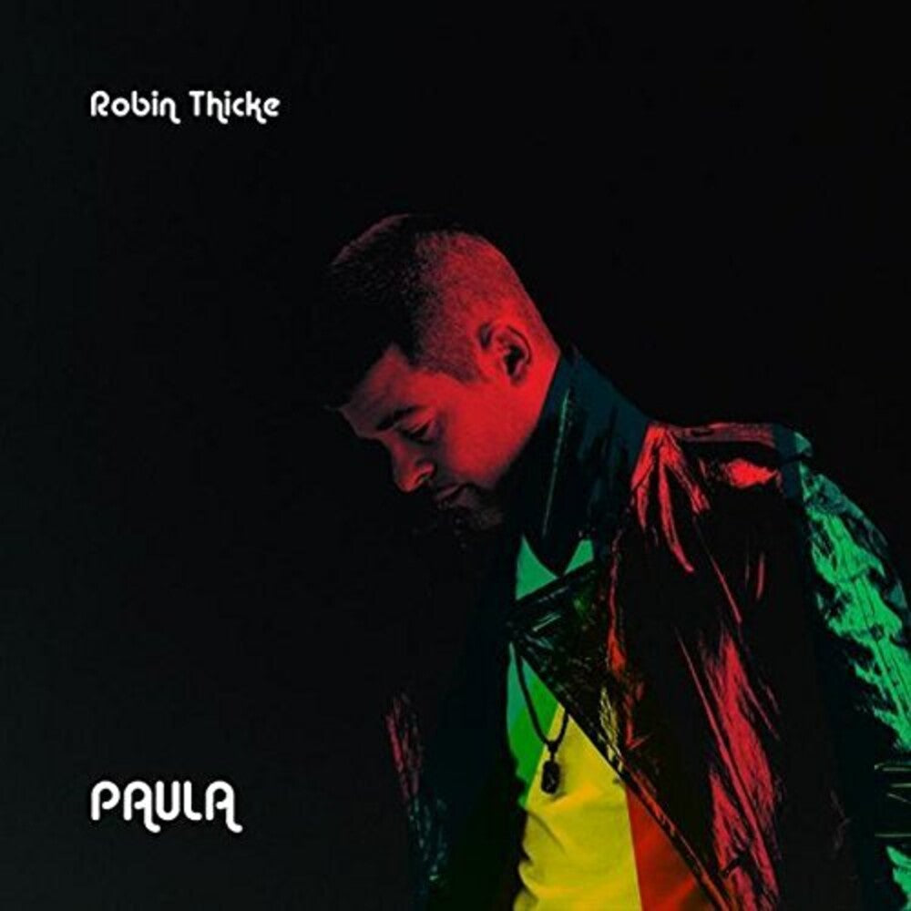 the album cover for Robin Thicke - Paula