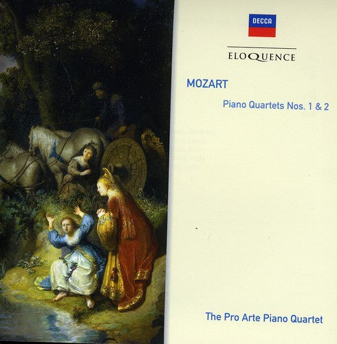 the album cover for Mozart / Pro Arte Piano Quartet - Eloq: Mozart - Piano Quartets Nos 1 & 2