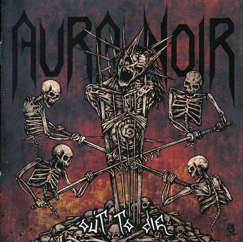 the album cover for Aura Noir - Out to Die