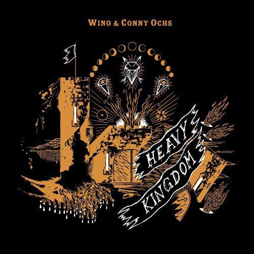 the album cover for Wino & Conny Ochs - Heavy Kingdom