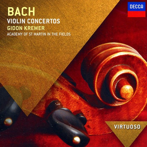 the album cover for GIDON KREMER - Virtuoso: Bach J.S. / Violin Concertos