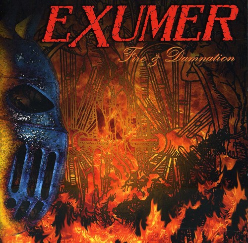 the album cover for Exumer - Fire and Damnation