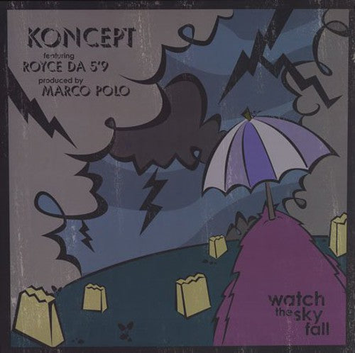 the album cover for Koncept - Watch the Sky Fall