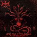the album cover for Hellvetron - Death Scroll Of Seven Hells and It's Infernal Majesties