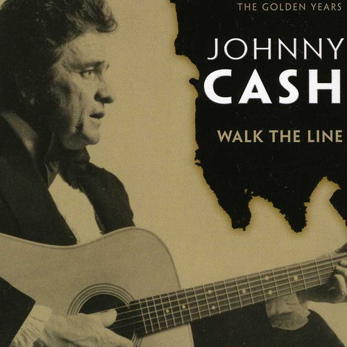 the album cover for Johnny Cash - I Walk the Line: The Golden Years