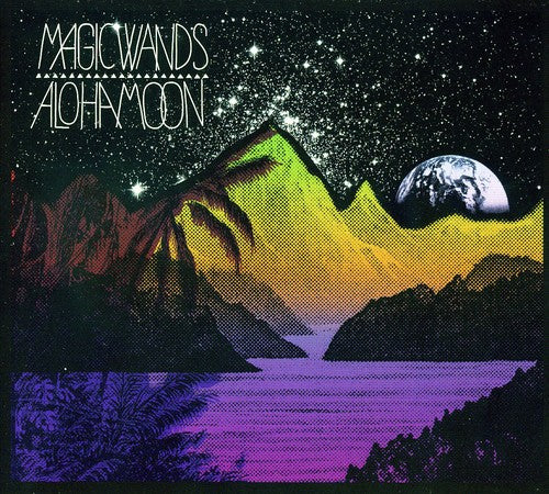 the album cover for Magic Wands - Aloha Moon