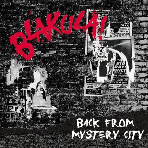 the album cover for Blakula - Back from Mystery City