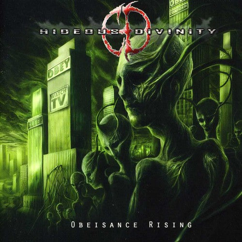 the album cover for Hideous Divinity - Obeisance Rising