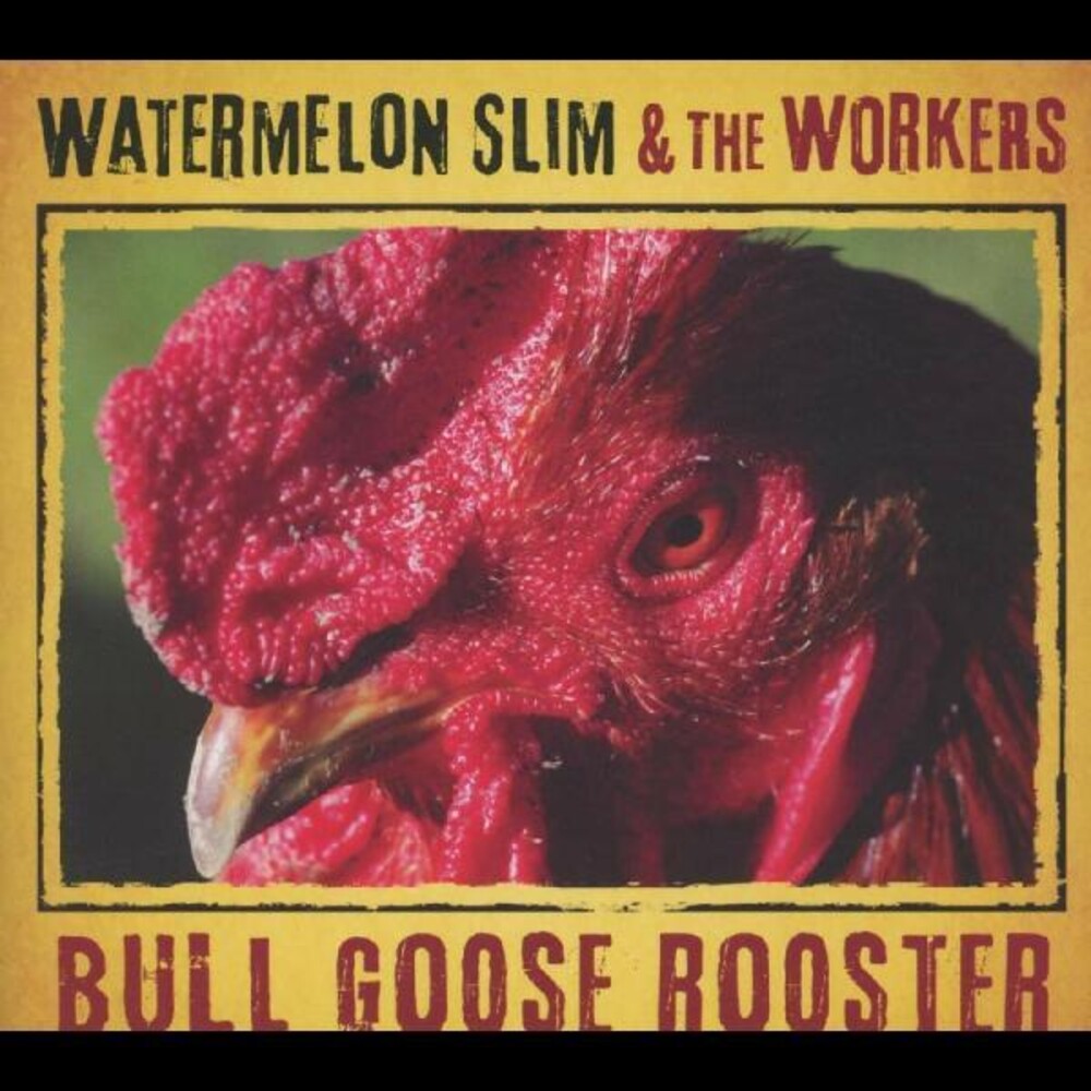 the album cover for Watermelon Slim & The Workers - Bull Goose Rooster