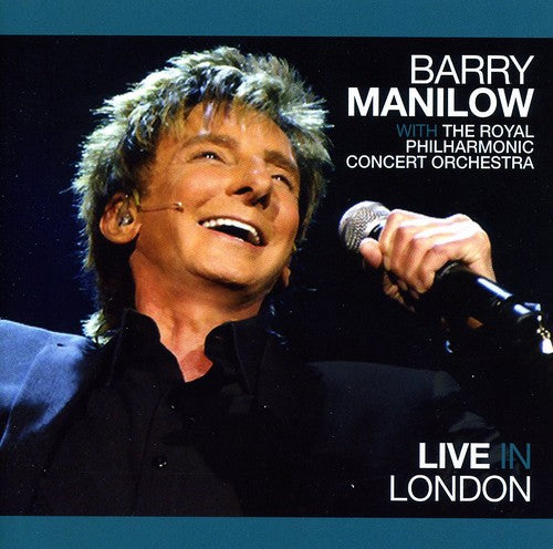 the album cover for Barry Manilow - Live In London